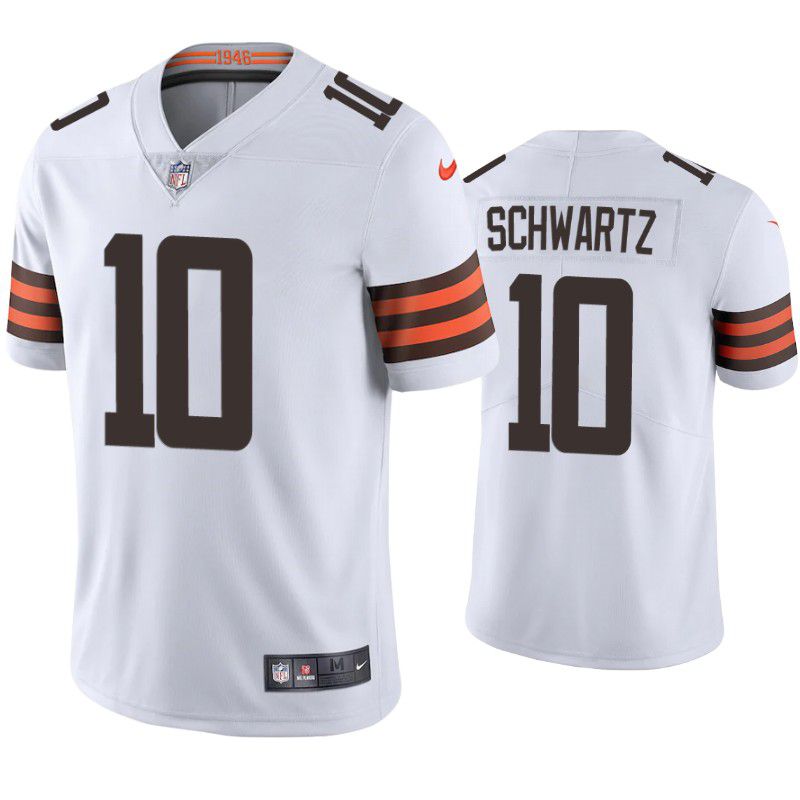 Men Cleveland Browns #10 Anthony Schwartz Nike White Game NFL Jersey